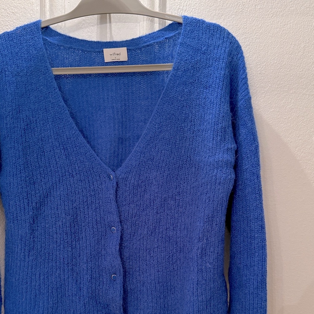 Aritzia Cobalt Blue Cardigan